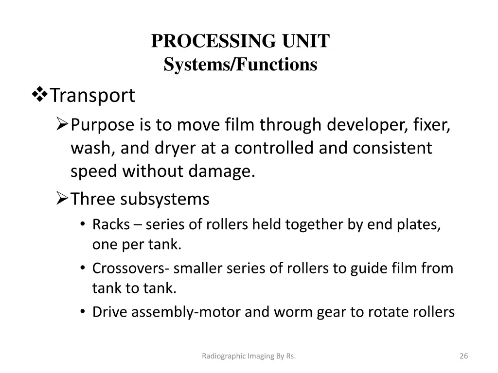 processing unit systems functions