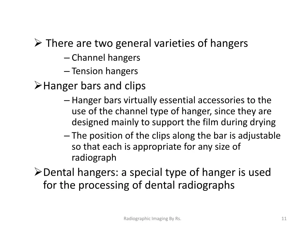 there are two general varieties of hangers