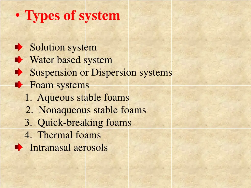 types of system