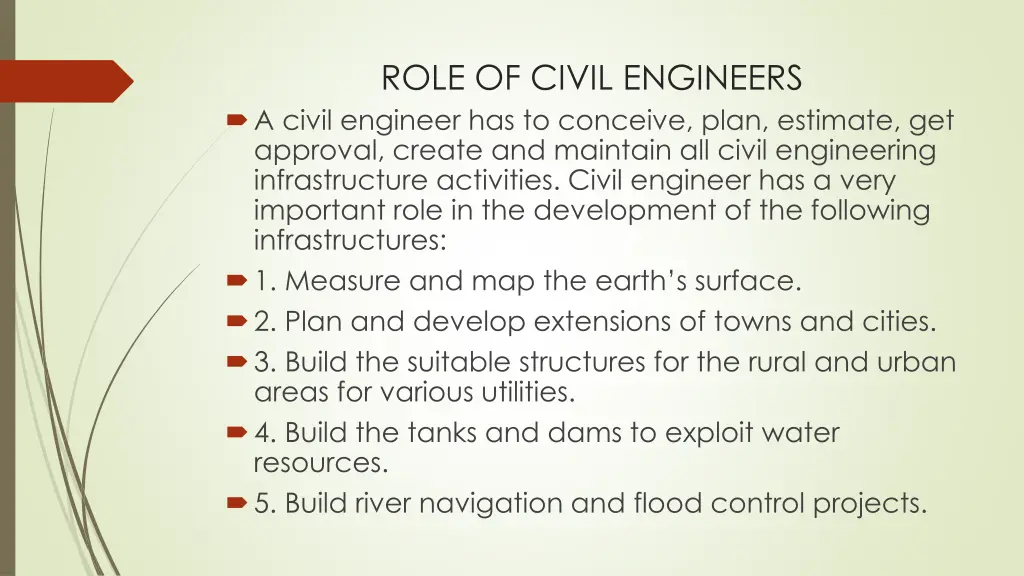 role of civil engineers a civil engineer