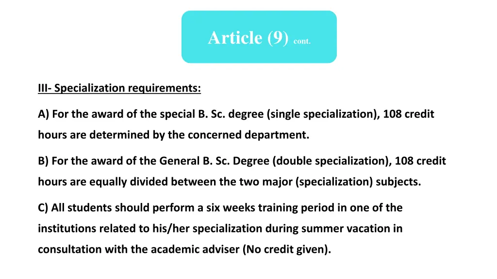 article 9 cont 1