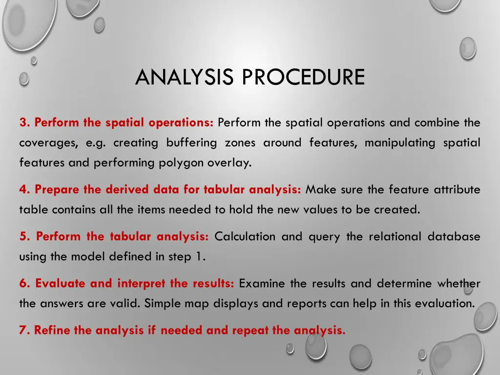 analysis procedure 1