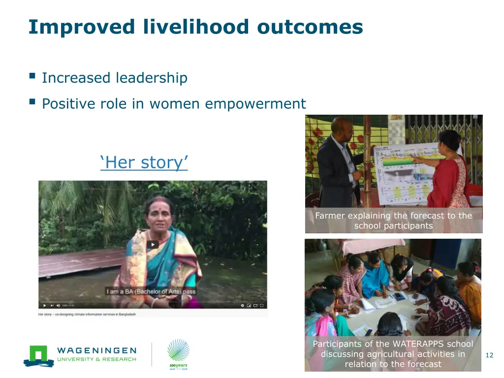 improved livelihood outcomes 1