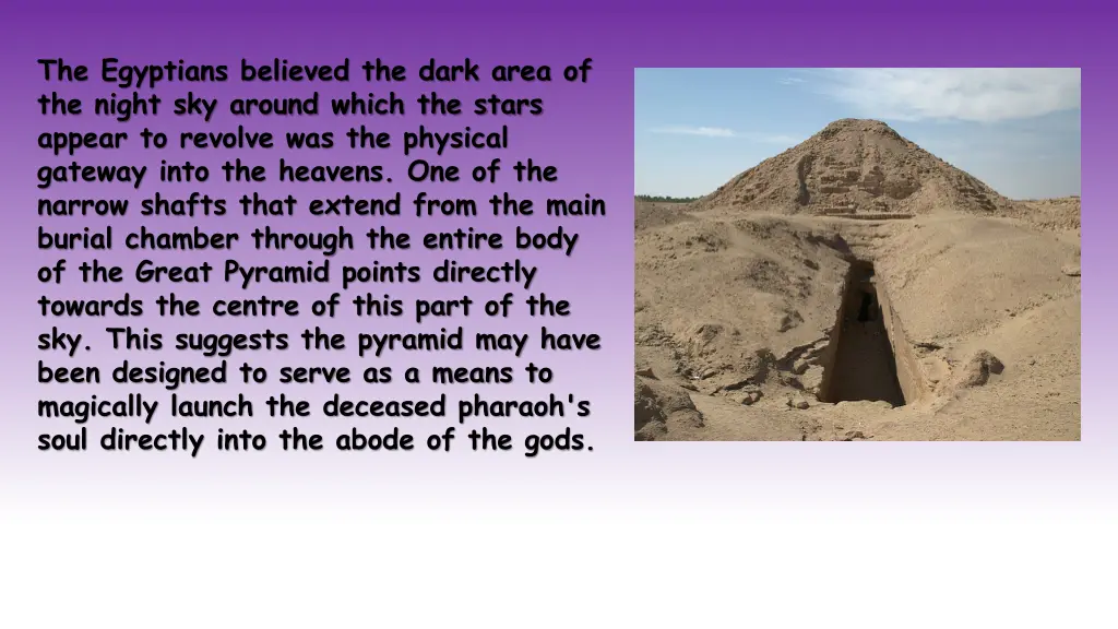 the egyptians believed the dark area of the night