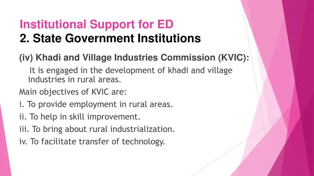 institutional support for ed 2 state government 4