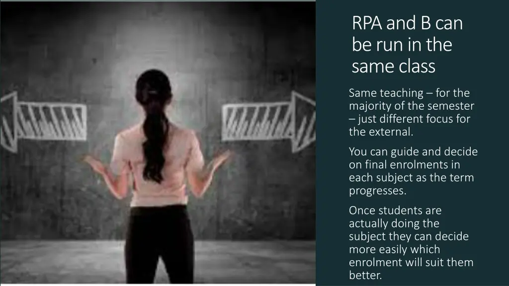 rpa and b can be run in the same class