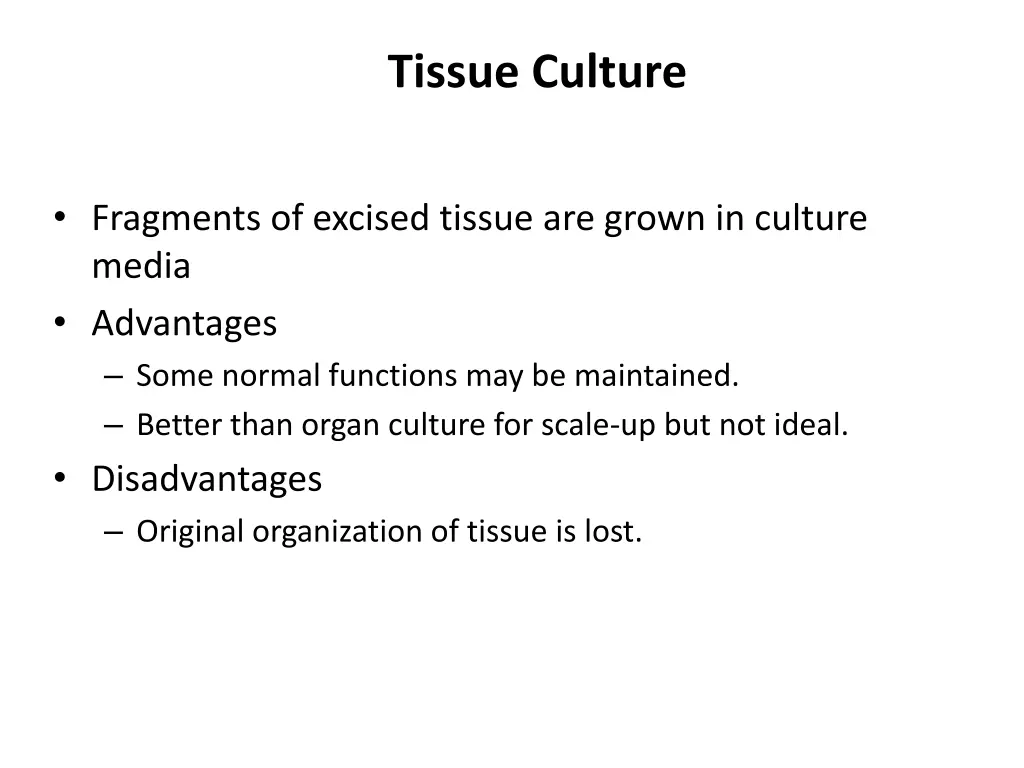 tissue culture