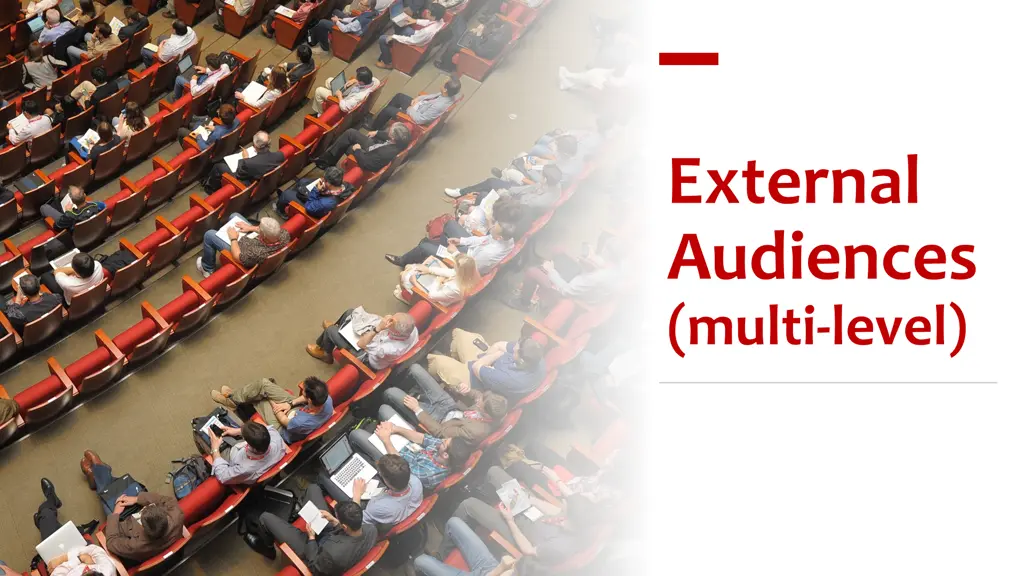 external audiences multi level