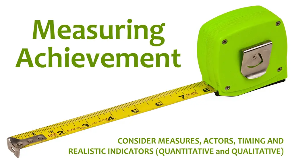 measuring achievement