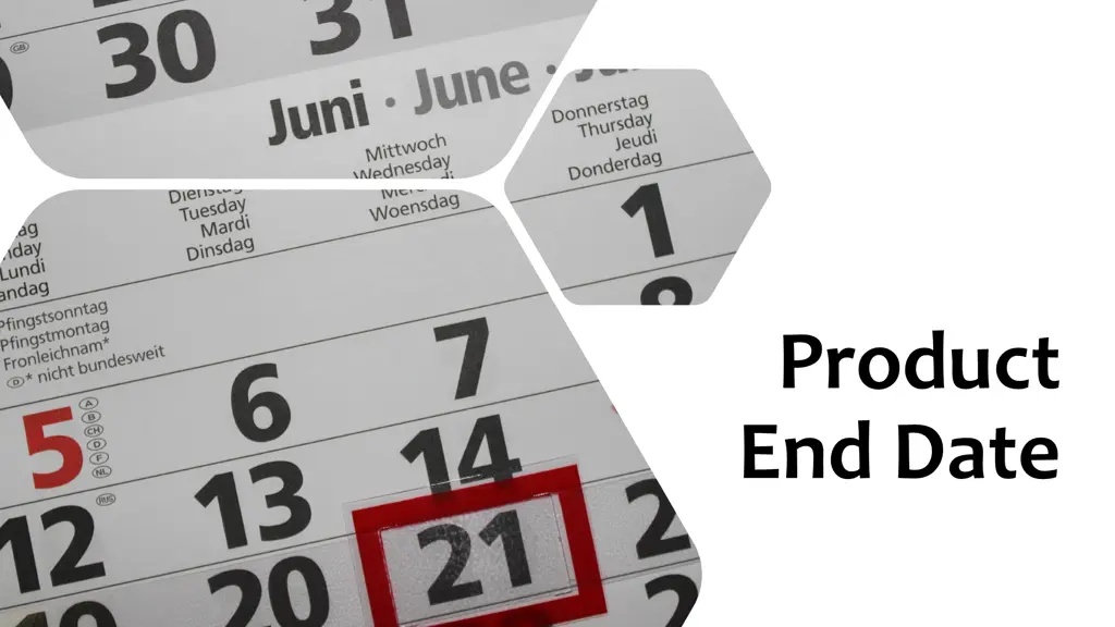 product end date