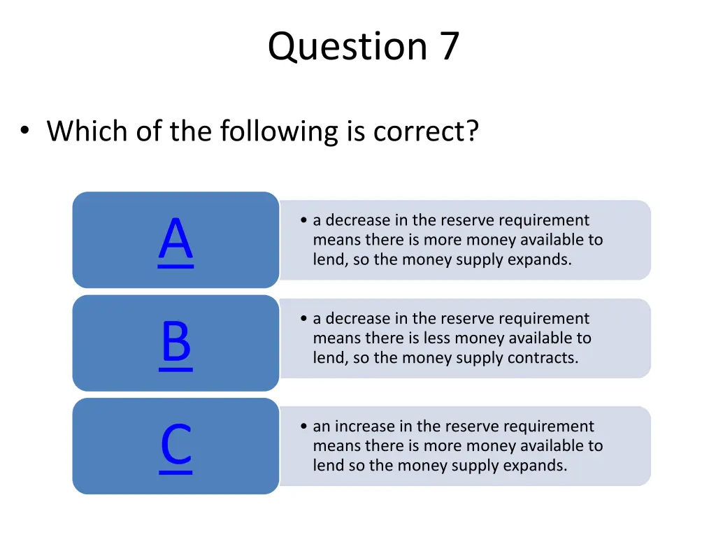 question 7