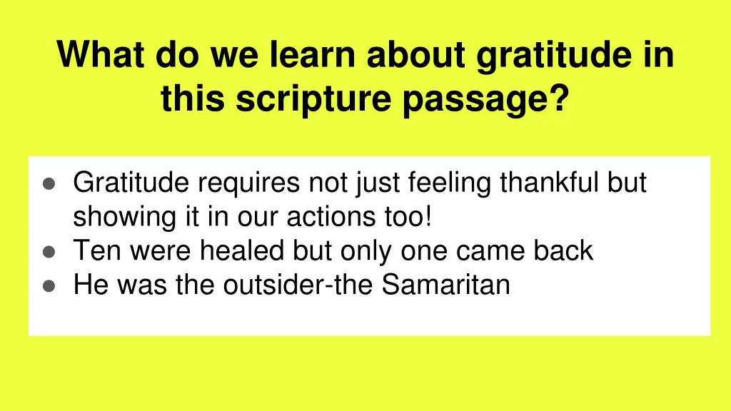 what do we learn about gratitude in this