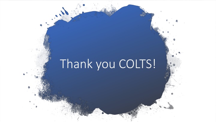 thank you colts