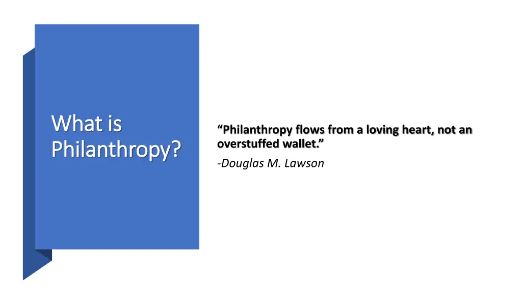 what is what is philanthropy philanthropy