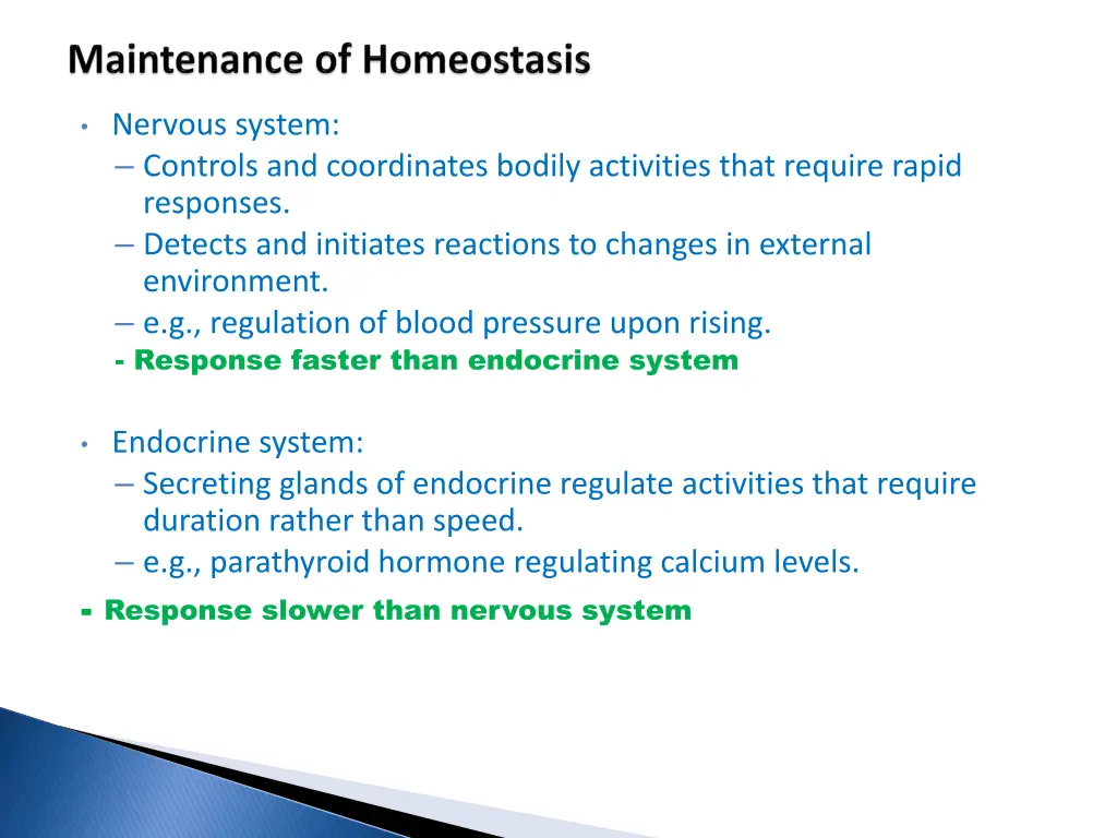 nervous system controls and coordinates bodily