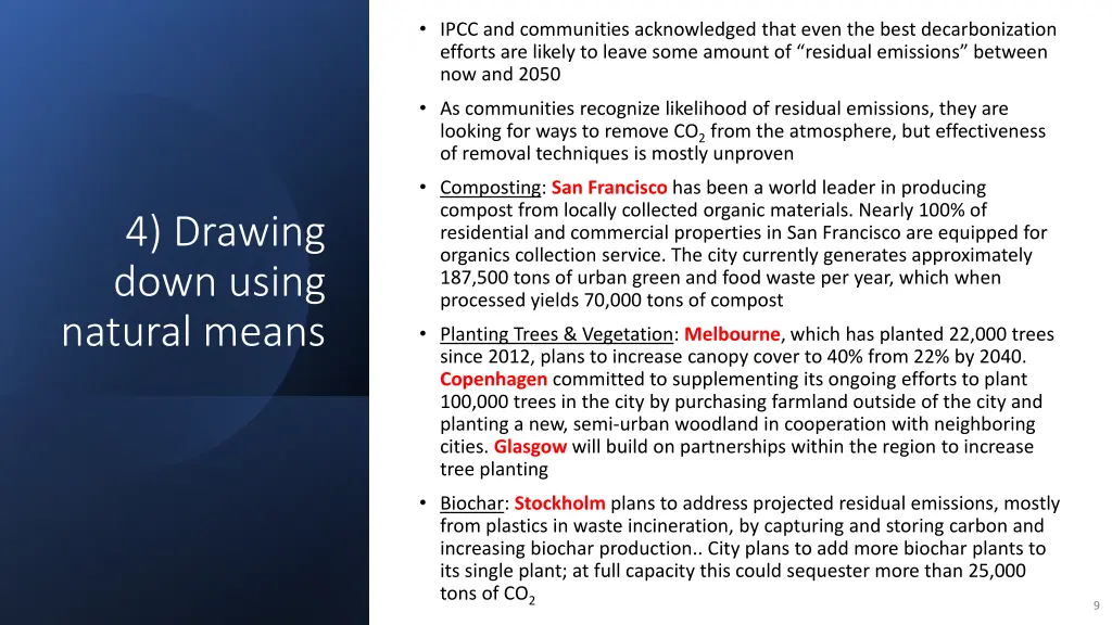 ipcc and communities acknowledged that even