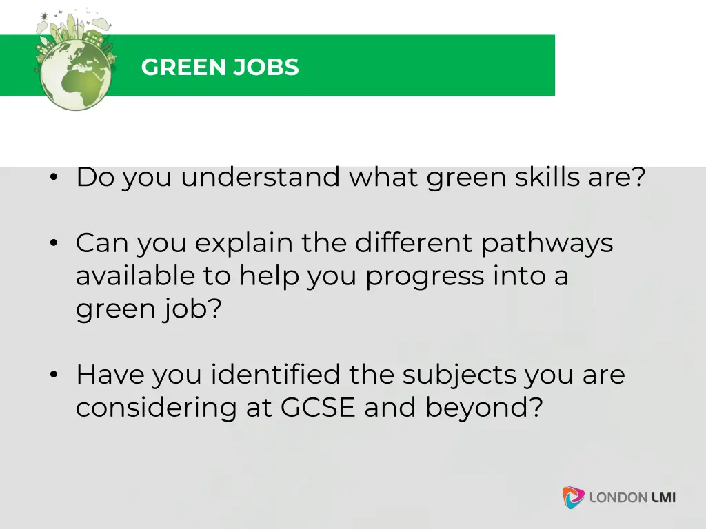 green jobs