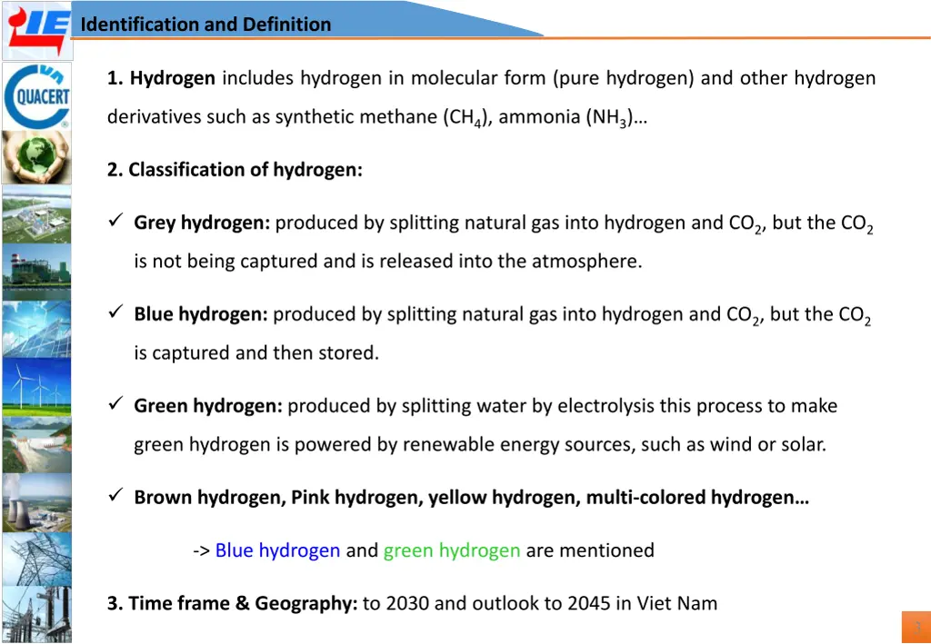 identification and definition