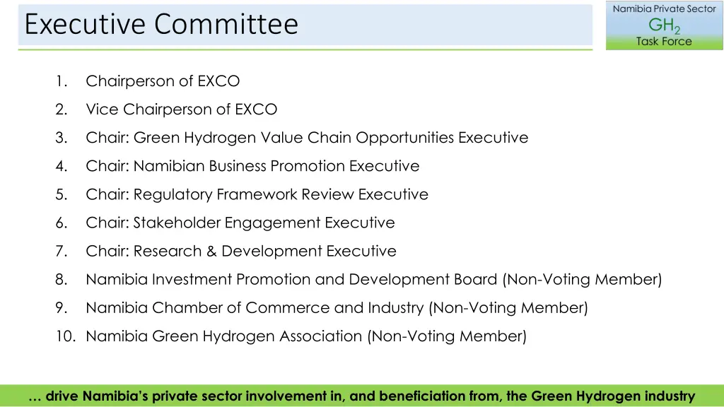 executive committee