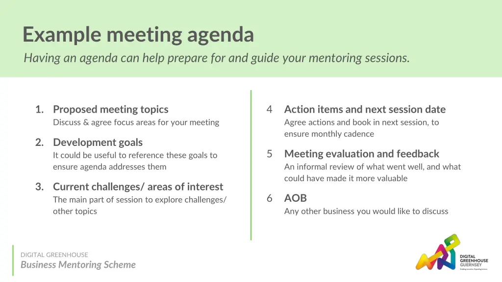 example meeting agenda having an agenda can help