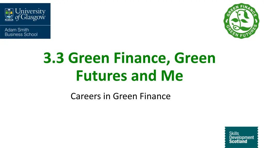 3 3 green finance green futures and me