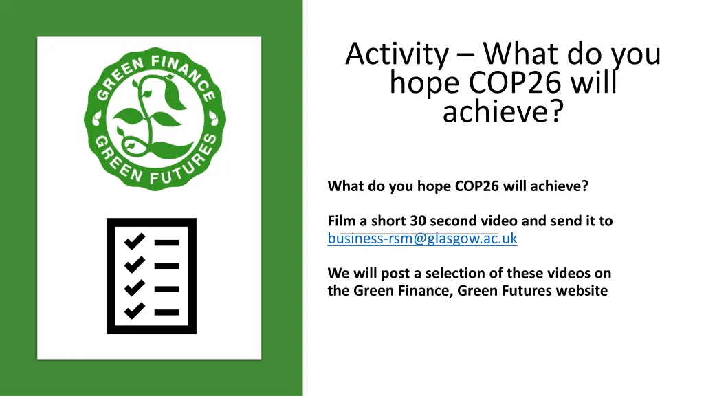 activity what do you hope cop26 will achieve