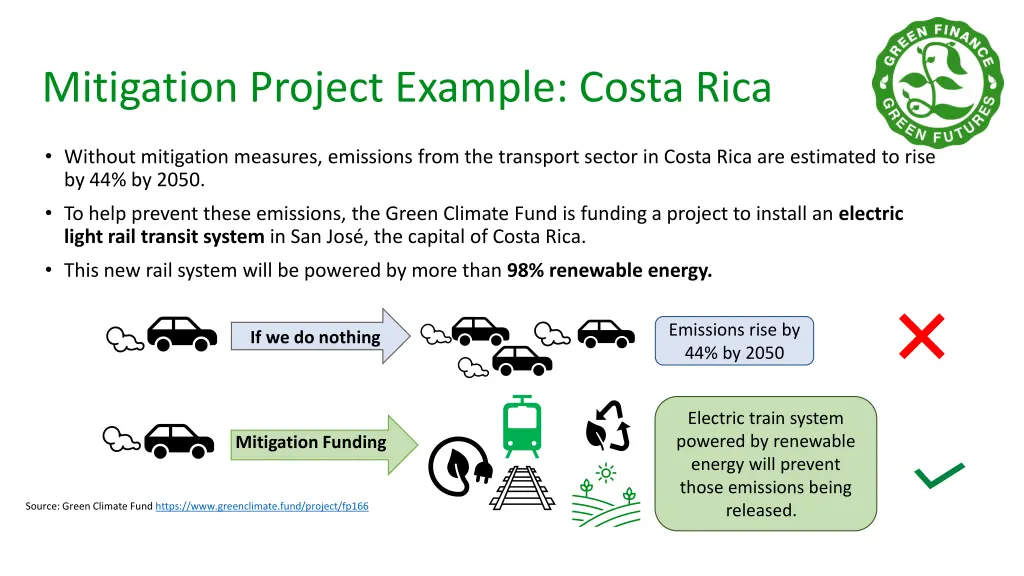 mitigation project example costa rica