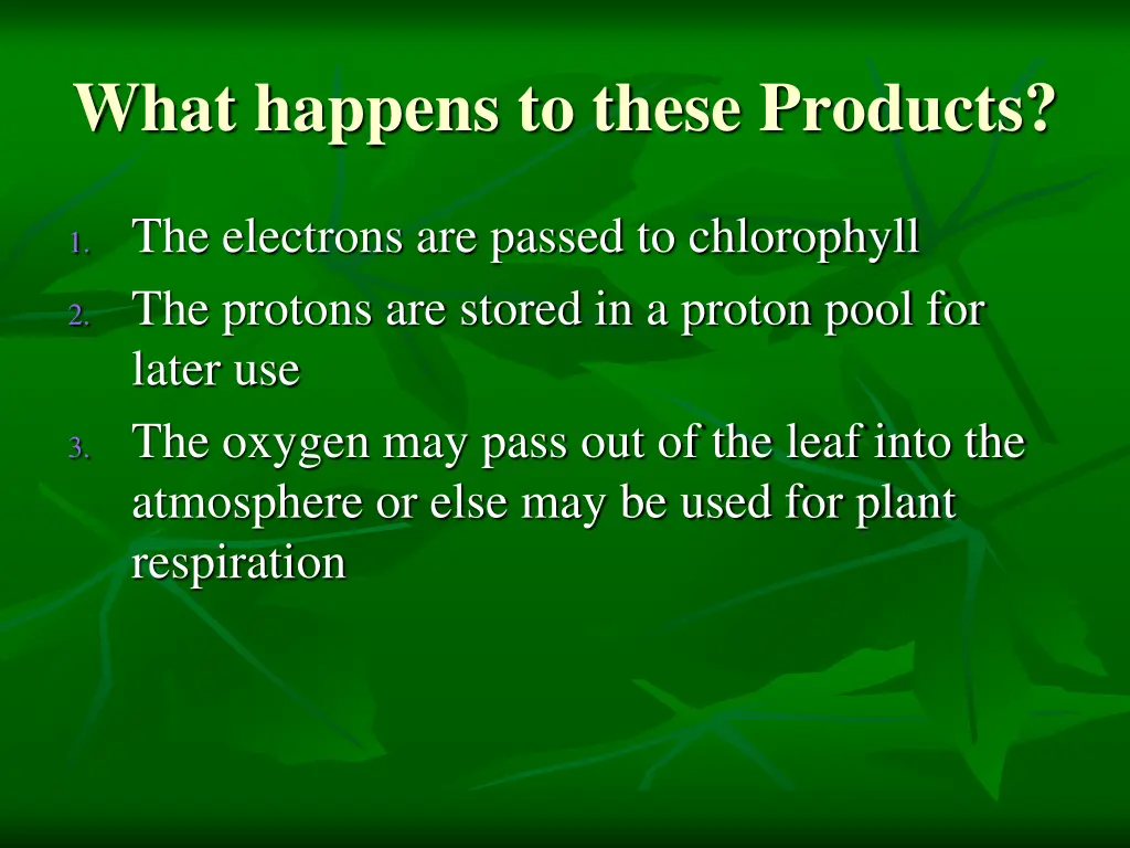 what happens to these products