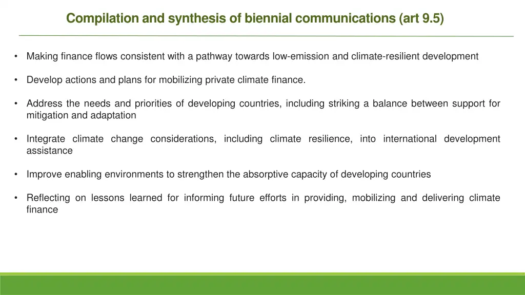 compilation and synthesis of biennial 2