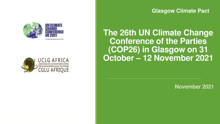 glasgow climate pact