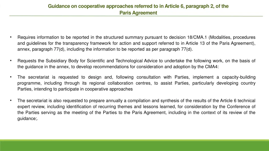 guidance on cooperative approaches referred 1