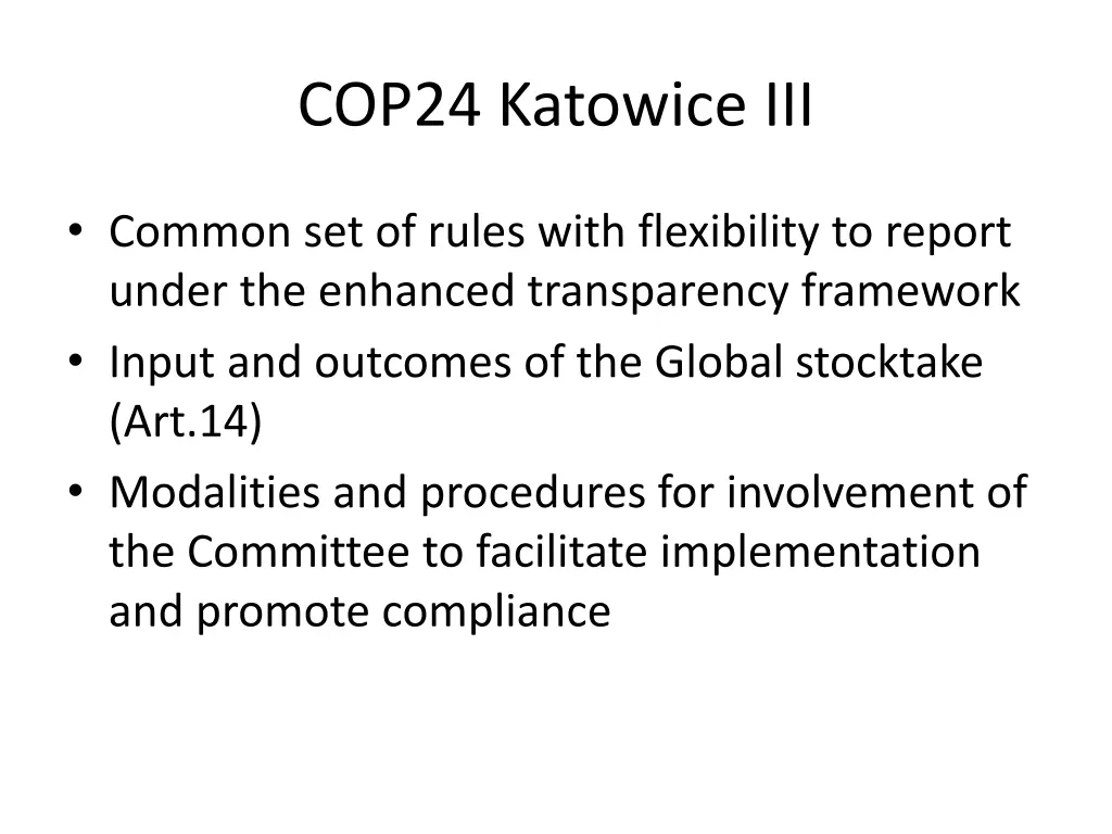 cop24 katowice iii