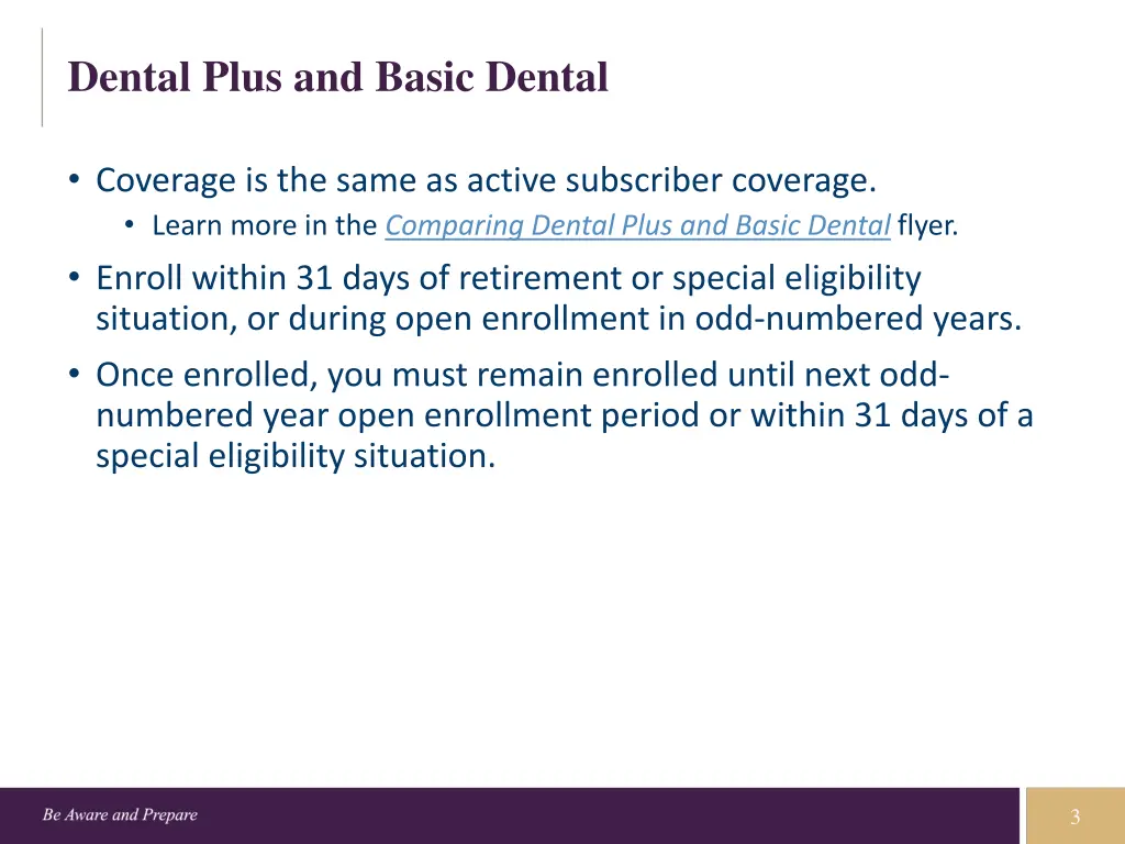 dental plus and basic dental