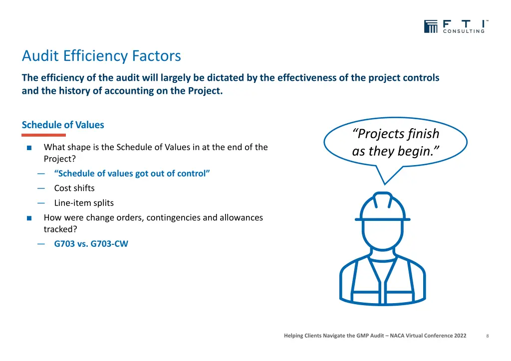 audit efficiency factors