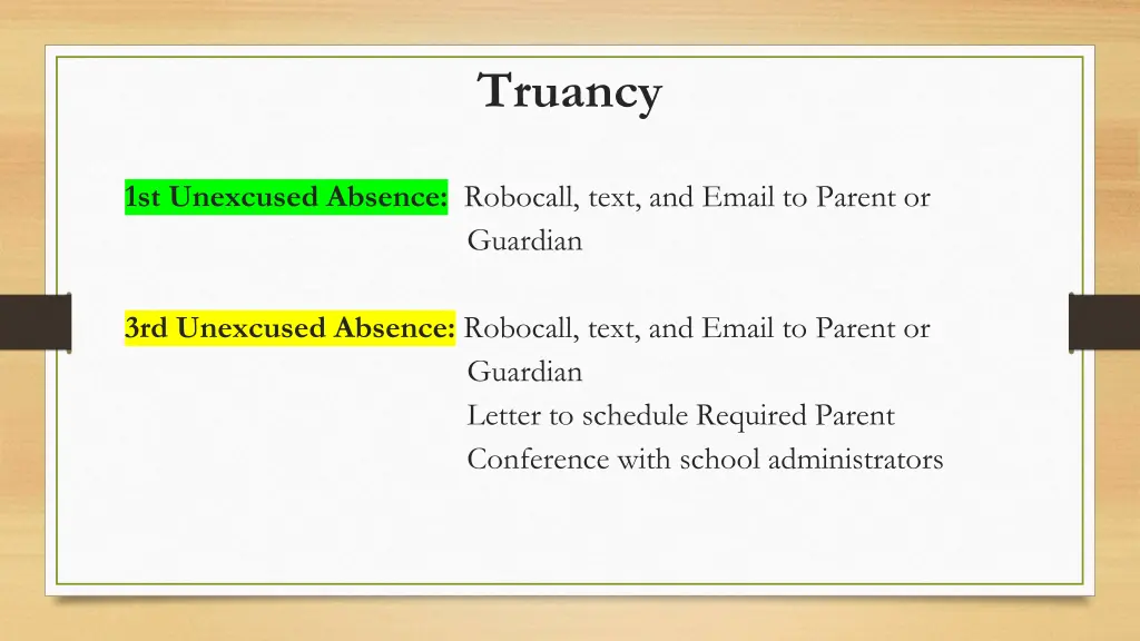 truancy