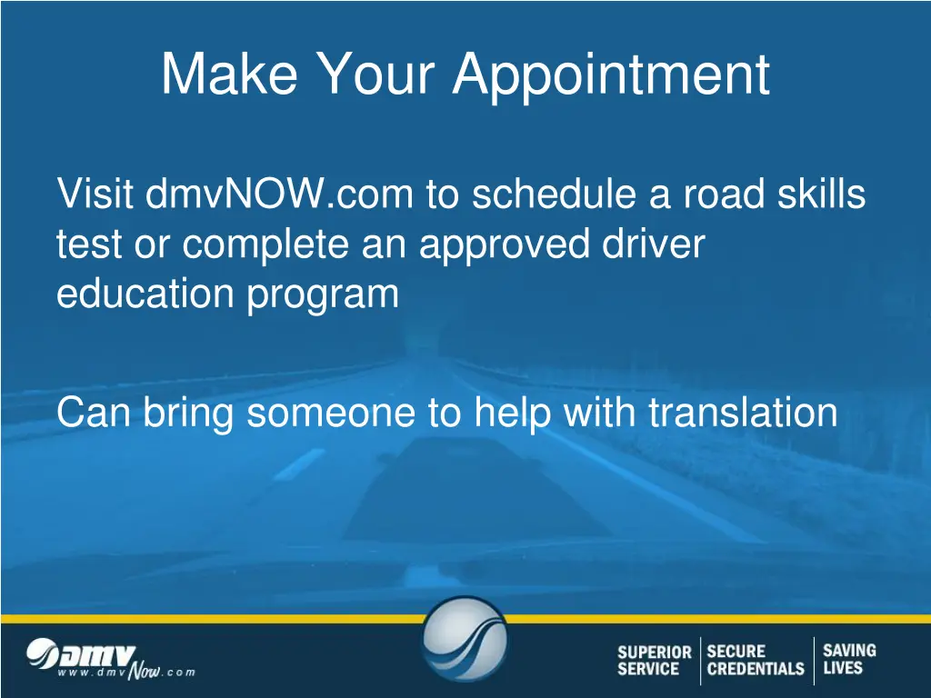 make your appointment 1