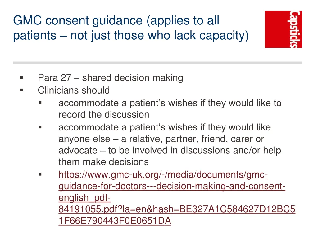 gmc consent guidance applies to all patients