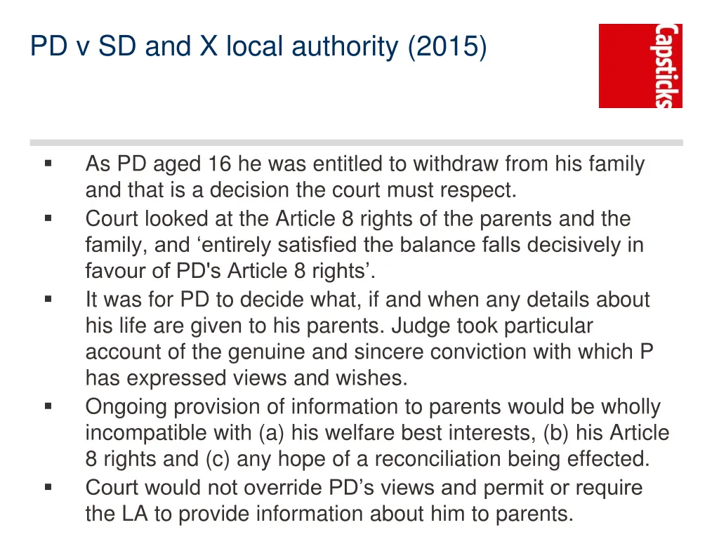 pd v sd and x local authority 2015 1