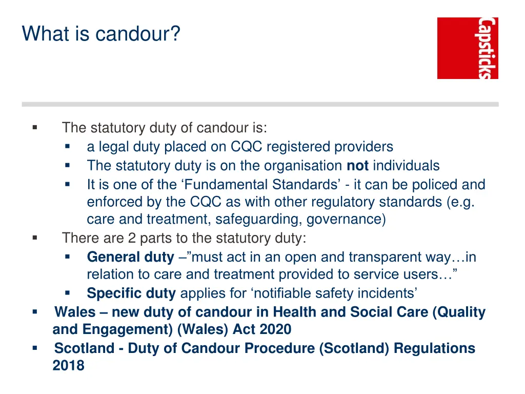 what is candour 1