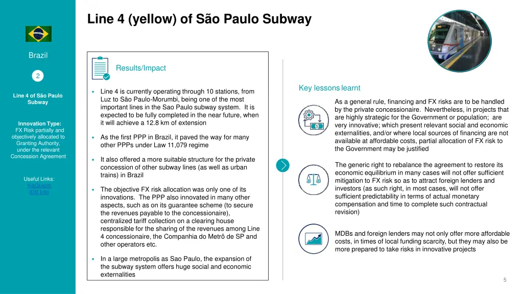 line 4 yellow of s o paulo subway