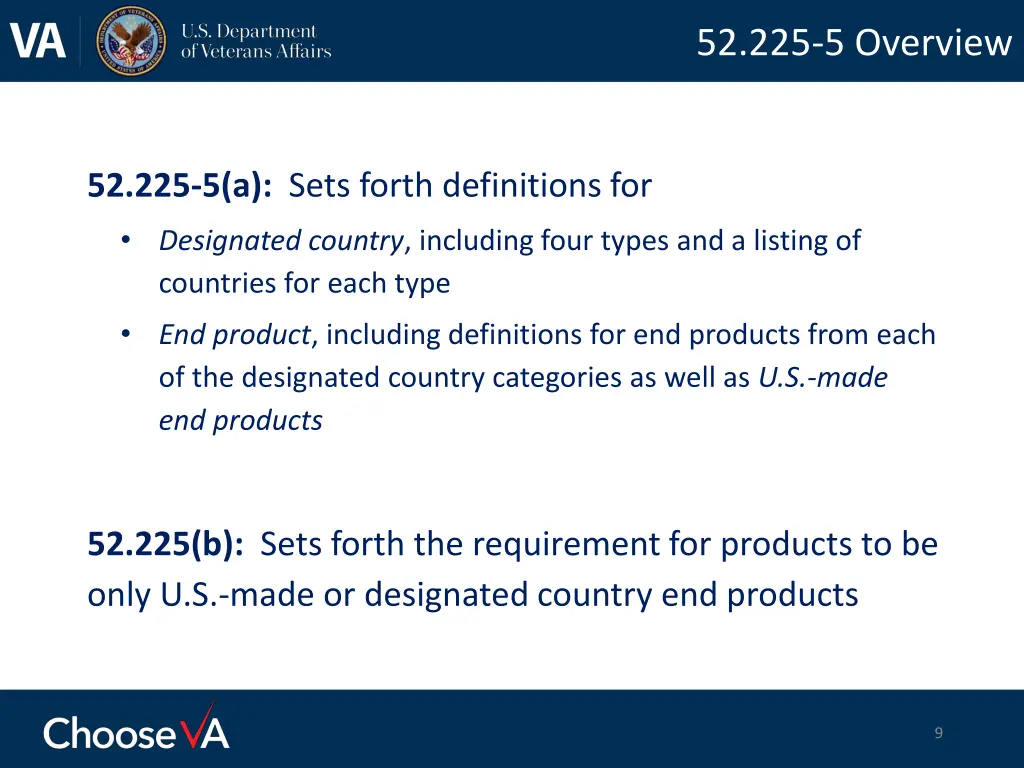 52 225 5 overview