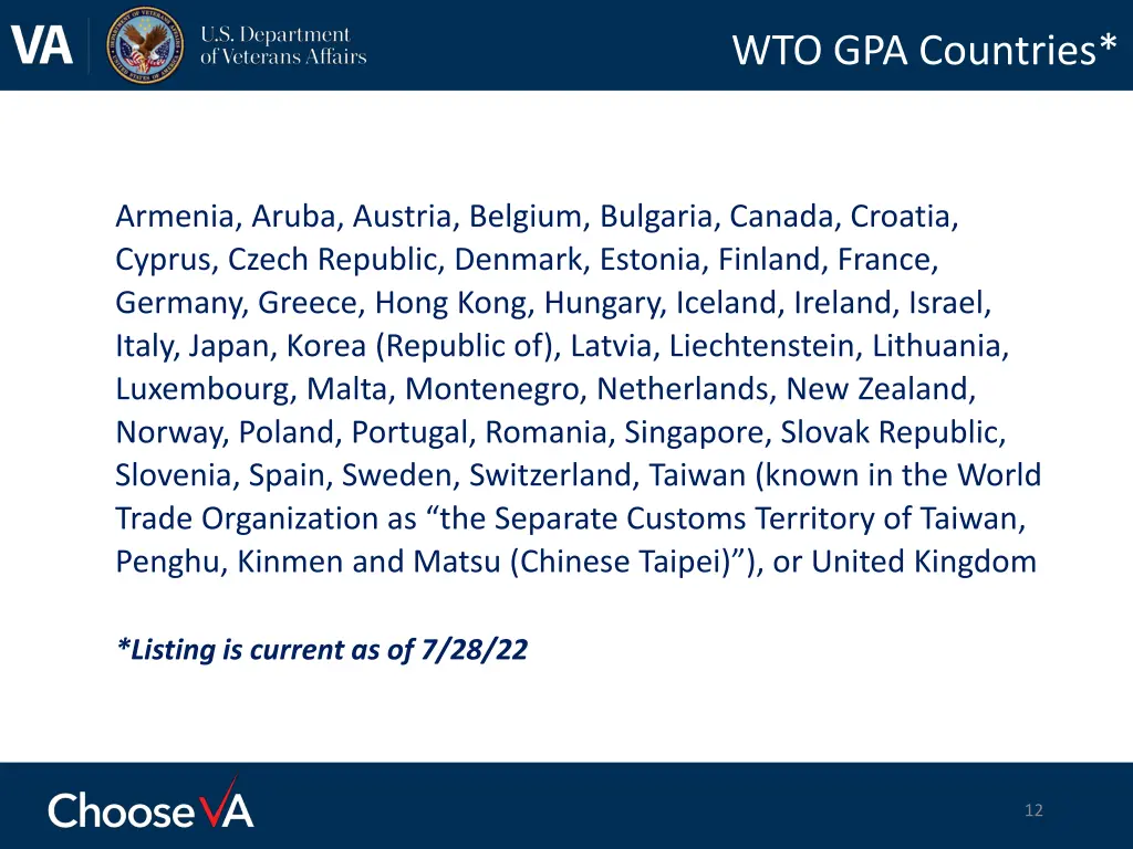 wto gpa countries