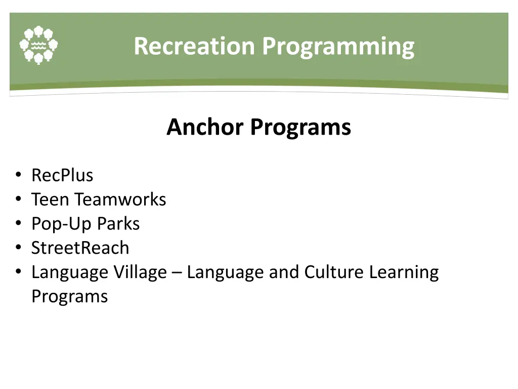 recreation programming 8