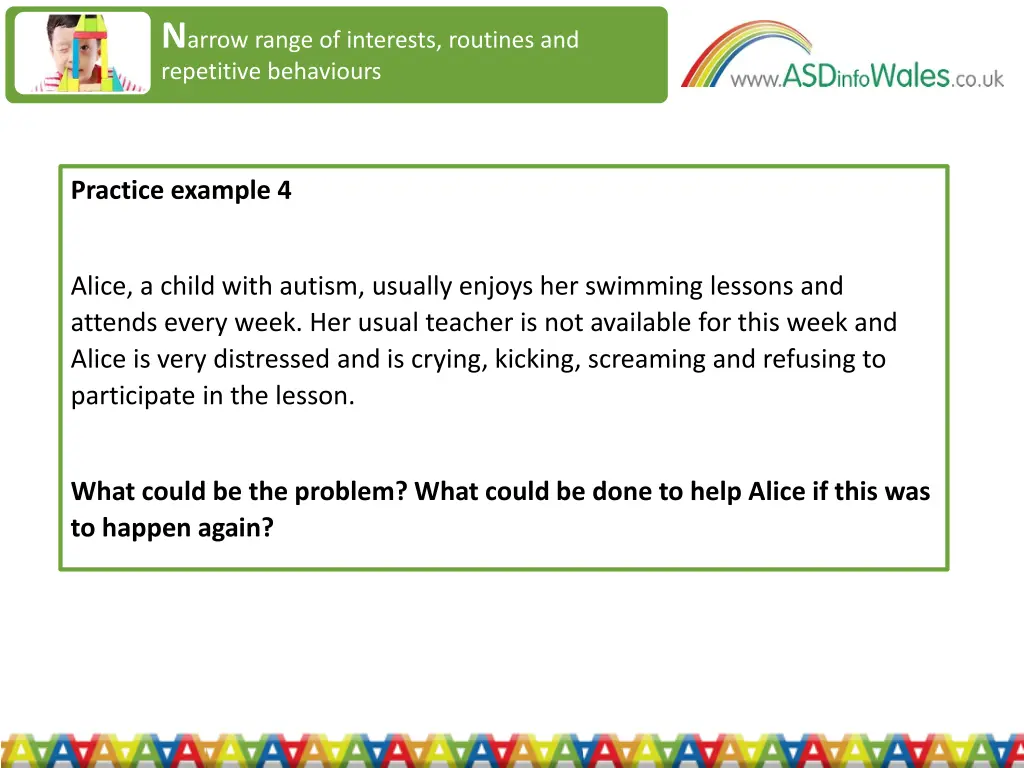 n arrow range of interests routines 2