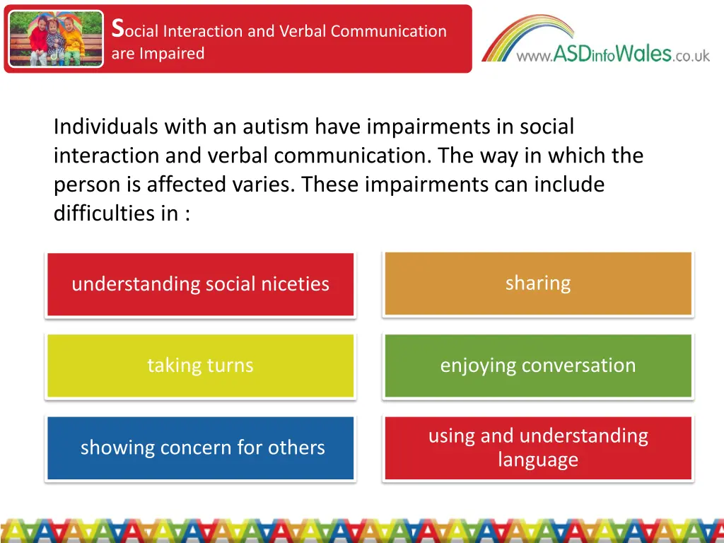 s ocial interaction and verbal communication