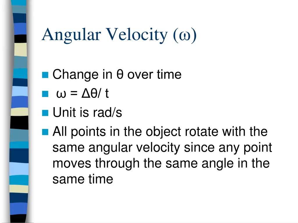 angular velocity 1