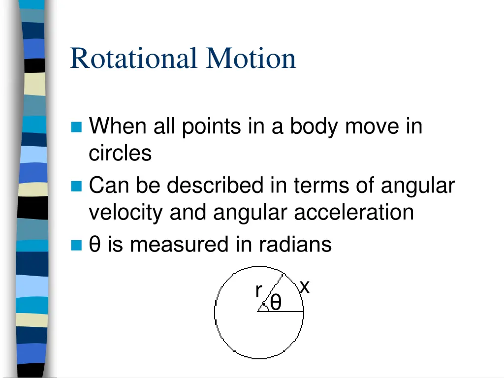 rotational motion