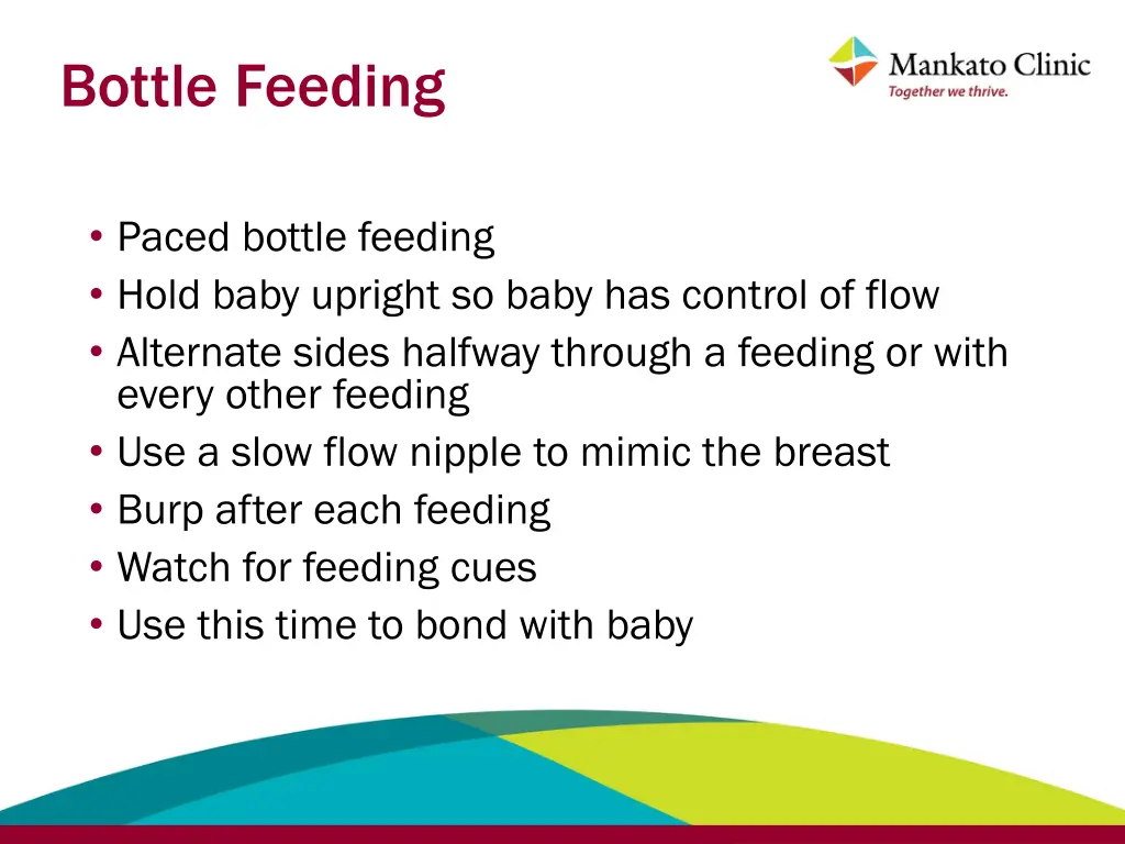 bottle feeding