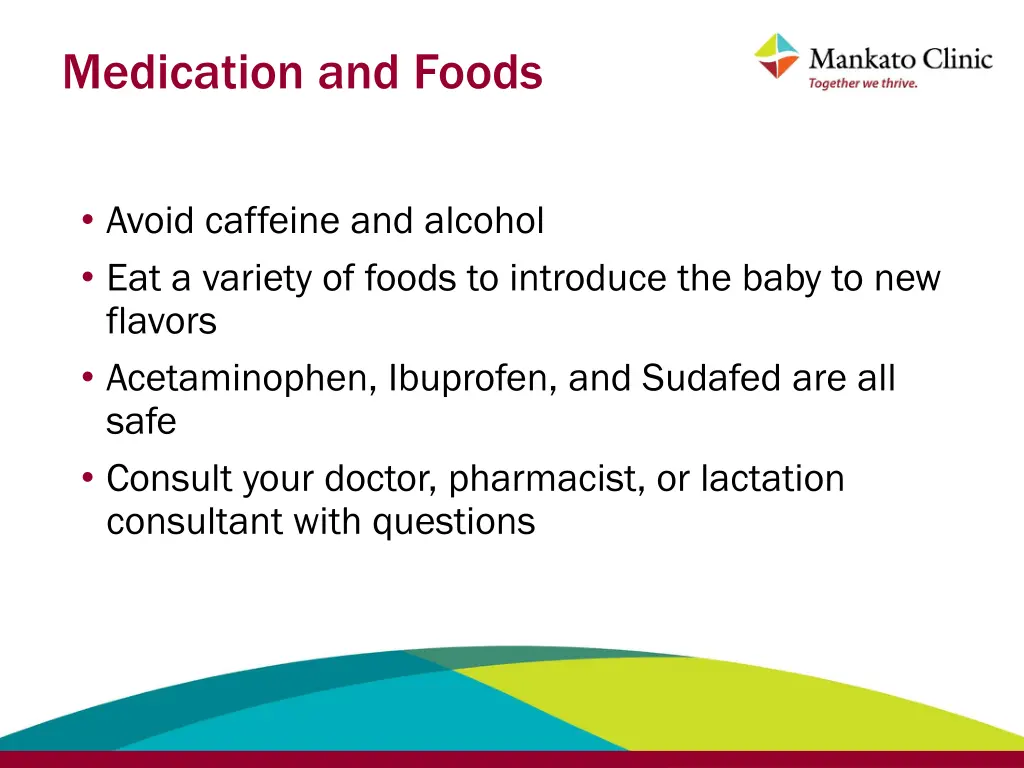 medication and foods