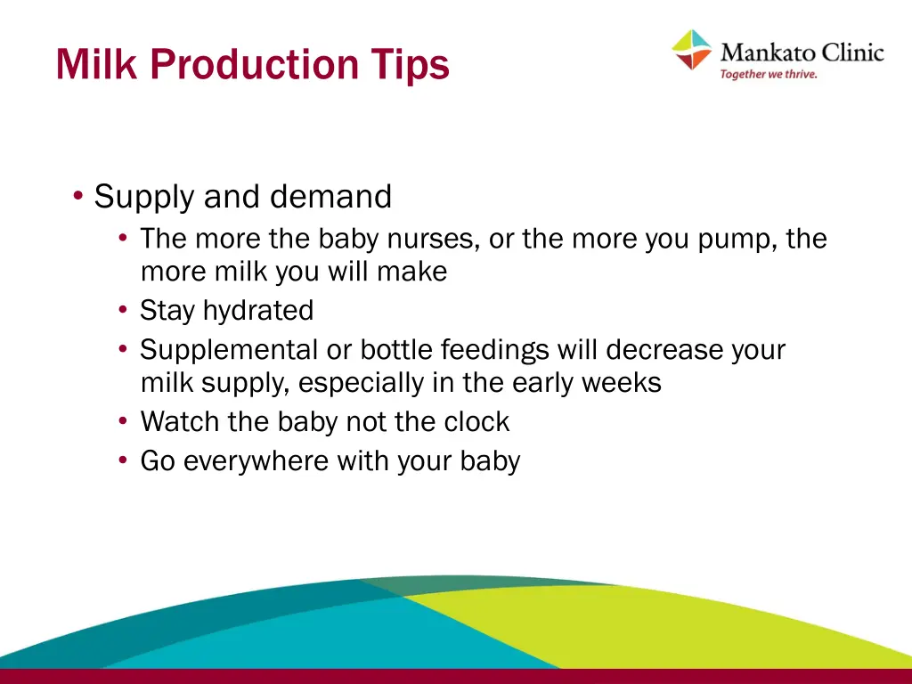 milk production tips